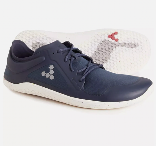 NEW Vivobarefoot Men's Primus Lite III Running Shoes Navy Blue 44 EU / 11 US