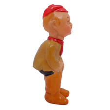 Very Rare Vintage 1930 s Japanese Celluloid Toy/Figure of "Little guy on duty"