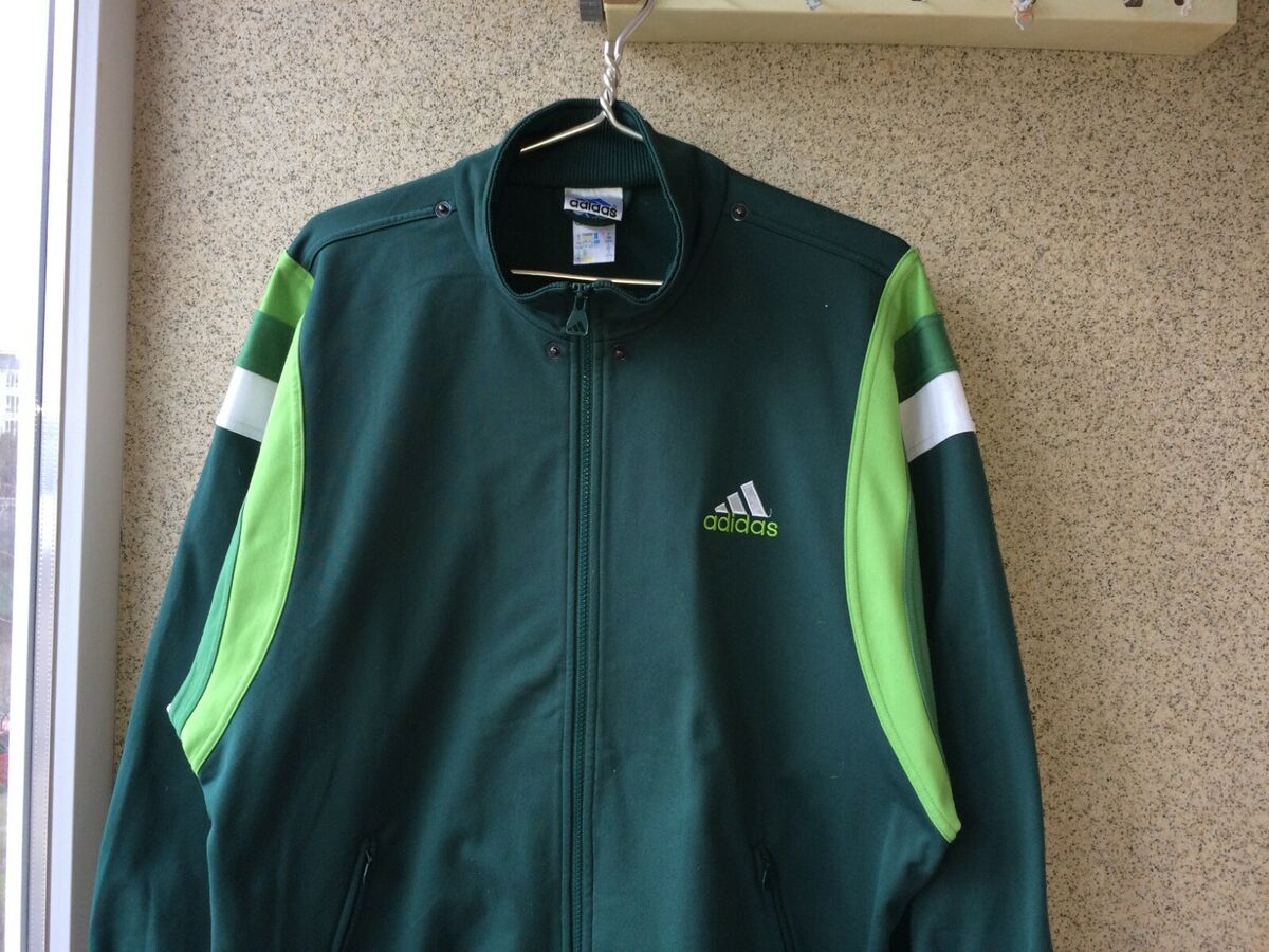 ADIDAS Green JACKET Vintage 1995/2000 OLD Rare Version | eBay ADIDAS Green JACKET Vintage 1995/2000 OLD Rare Version | eBay