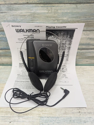 NICE Sony Walkman WM-EX122 Portable Cassette Tape Player w/earphones **TESTED**