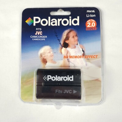 Polaroid PR-416L 7.2V 1700mAh Camcorder Li-Ion Battery For JVC BN-V416U NOS