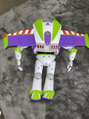 Buzz Lightyear Toy Story Thinkway 2009 Talking Tested 12