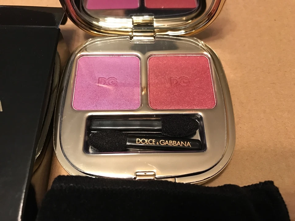 Dolce & Gabbana тени для век гладкий цвет глаз DUO ** 103 BLOSSOM ** новый в коробке - Изображение 2 из 3