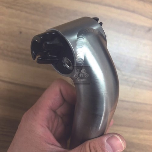 Ti Atom/New Titanium GR9 31.8x540/560MM Gooseneck Seatpost For BROMPTON - Picture 2 of 4