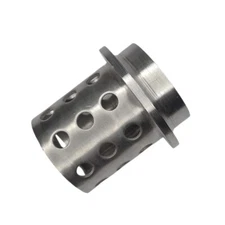 2" x 4" Perforated Stainless Steel Casting Flask Vacuum Casting Jewelry Making