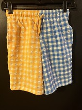 NEW Wonder Nation Boys M 8 Quick Dry Swim Shorts Multi Color