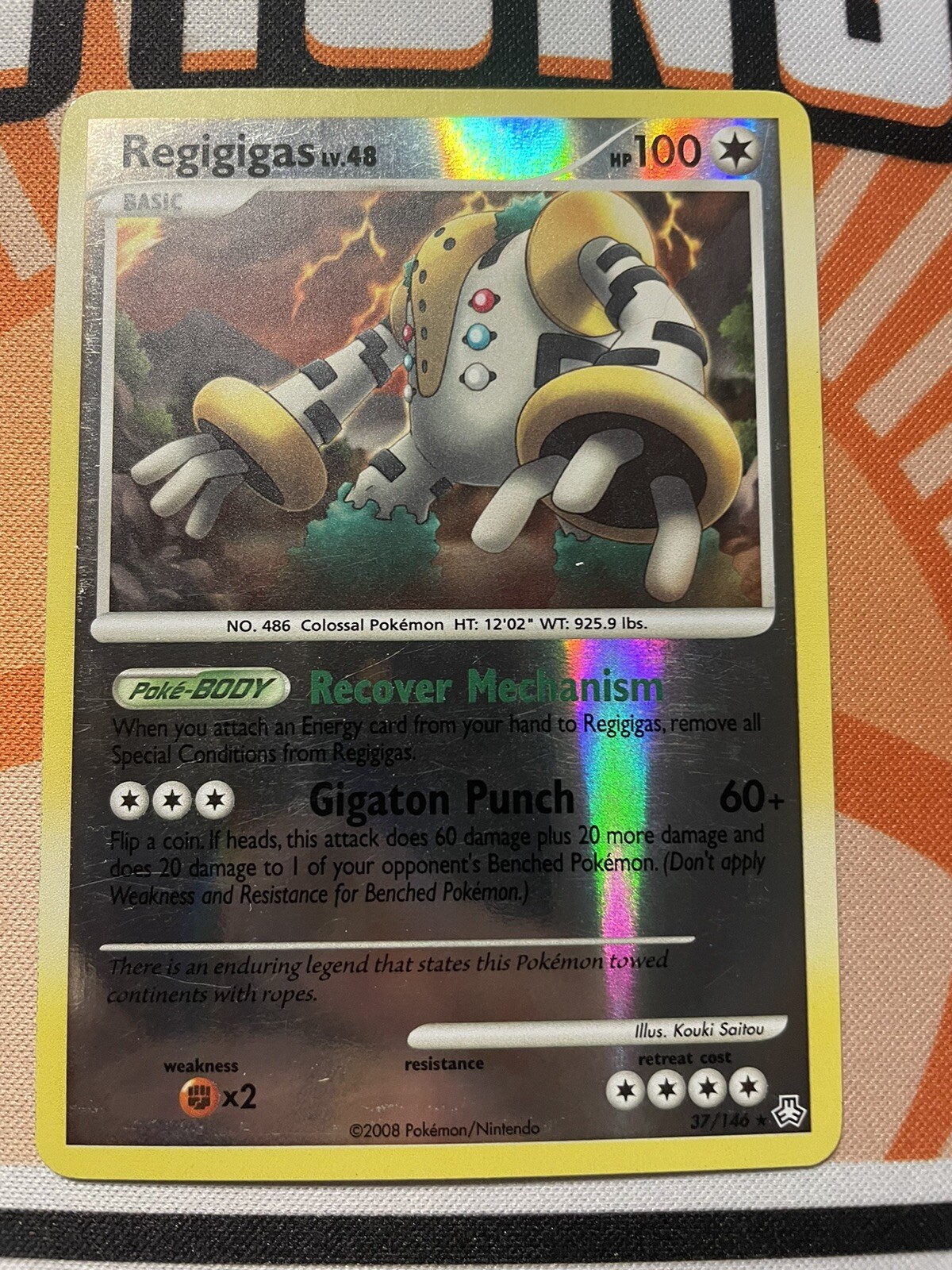 Pokemon TCG - Regigigas 37/146 Legends Awakened Reverse Holo Rare (NEAR MINT!)