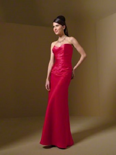 ALFRED ANGELO ๐ $169 #7041JB 8 JR BRIDESMAID FLOWER GIRL VIOLET SATIN DRESS NEW - Picture 4 of 7