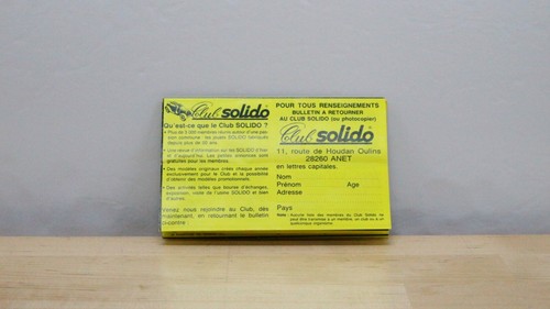 CATALOGUE CZ5 SOLIDO 1990 katalog catalogo - Foto 2 di 4