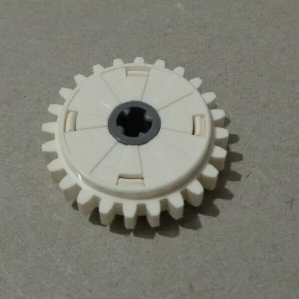 LEGO Technic 76244 6198486 Gear 24 Tooth Clutch x1 White Parts