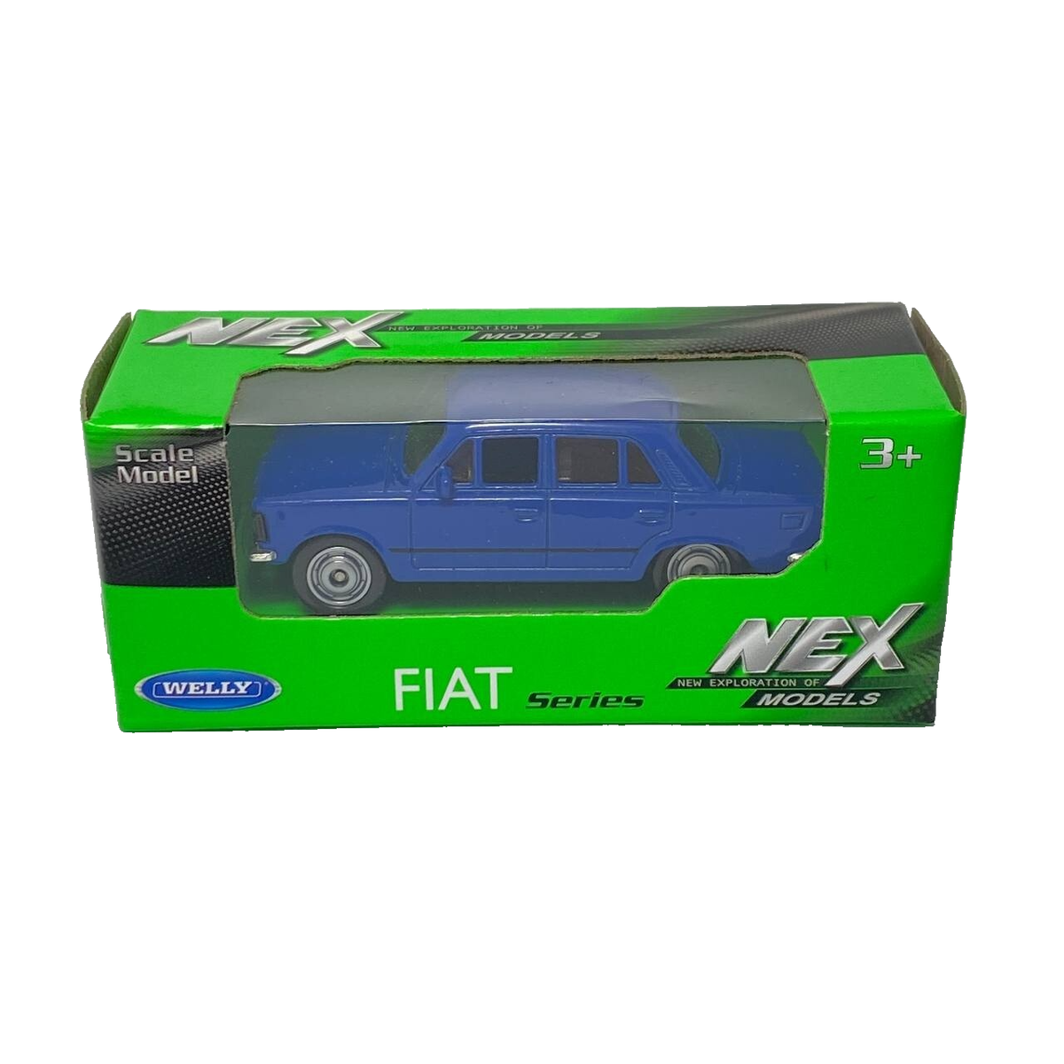 Welly NEX 1:60 1:64 Series Fiat 125 P Polski Blue 52380 Collection