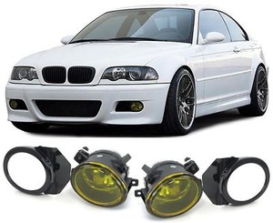 YELLOW FOG LIGHTS FOR BMW E46 3 SERIES M3 & E39 5 SERIES M5 M SPORT ...