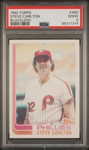 1982 Topps Steve Carlton #480 card