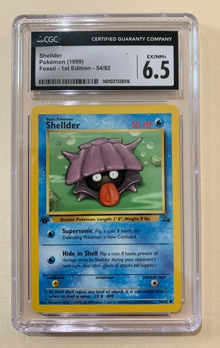 Shellder (1st Edition) graded CGC 6.5 for sale on eBay