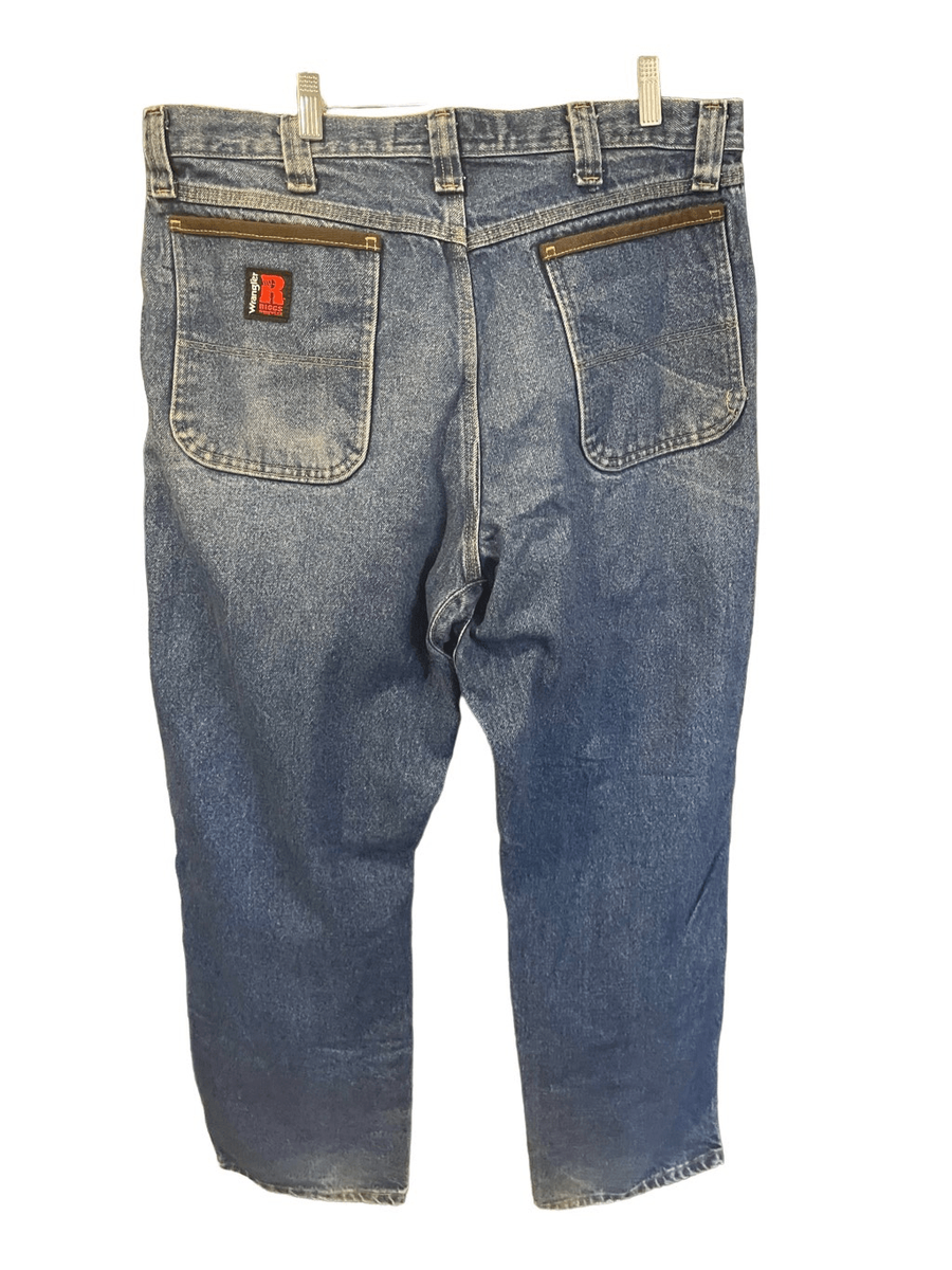 Wrangler Men's Riggs Workwear Jeans Leather Hook Tool Pockets