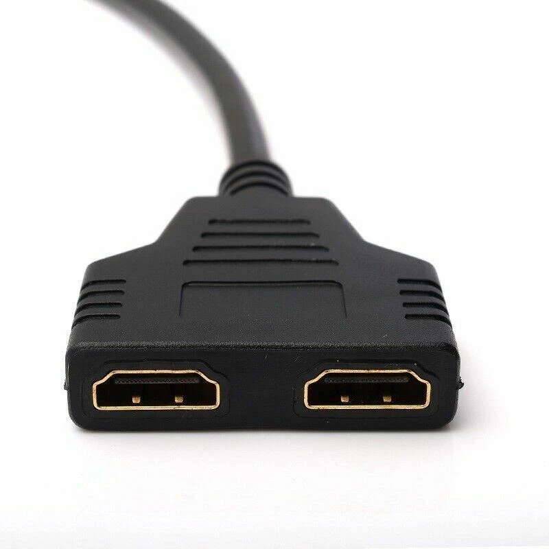 4K HDMI Cable Splitter Adapter 2.0 Converter 1 In 2 Out 1 Male to 2 Female - Image 4 of 4
