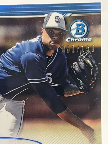 Autógrafo Reggie Lawson/150 2019 cromado azul Bowman cromado #CPA-RL - Imagen 3 de 6