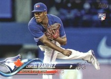 2018 Topps #467 Carlos Ramirez Toronto Blue Jays Rookie Card