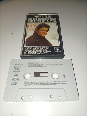 Johnny Cash & The Tennessee Three One Piece At A Time Cassette TESTED