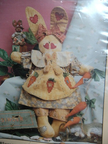 BOTÓN BEBÉS ~FLOR~ 16" PATRÓN CONEJO SIN CORTAR - Imagen 2 de 3