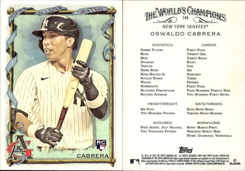 2023 Topps Allen & Ginter Baseball Complete Your Base Set #1-400 You Pick! - Picture 62 of 124