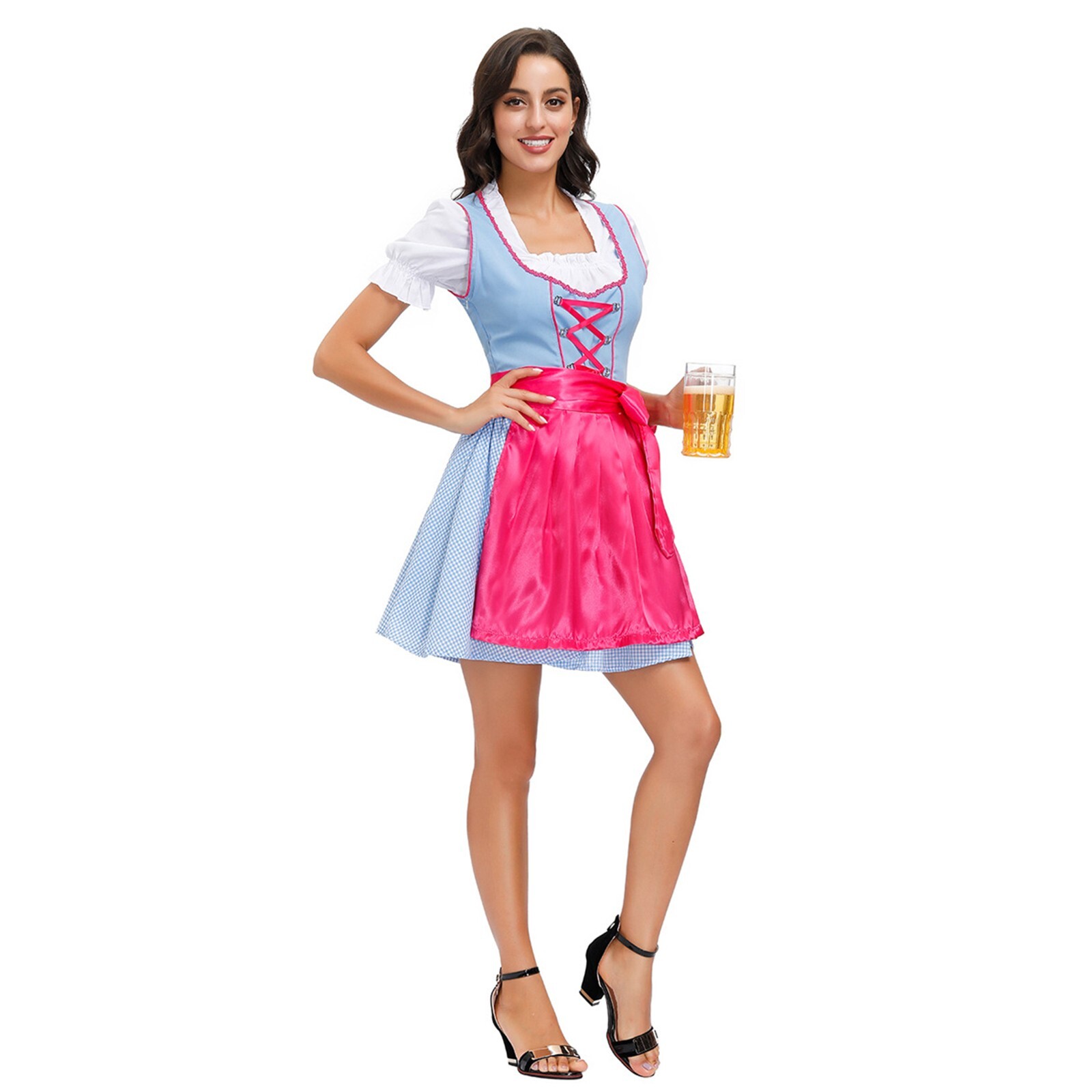 Women's German Off Shoulder Oktoberfest Beer Girls Clothing Top And