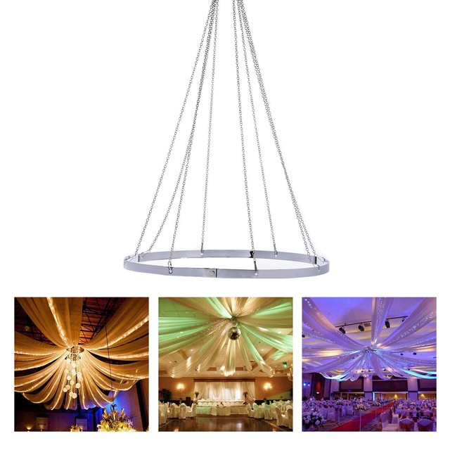 Panel Hoop Ceiling Draping Hardware Kit For Wedding Party Banquet