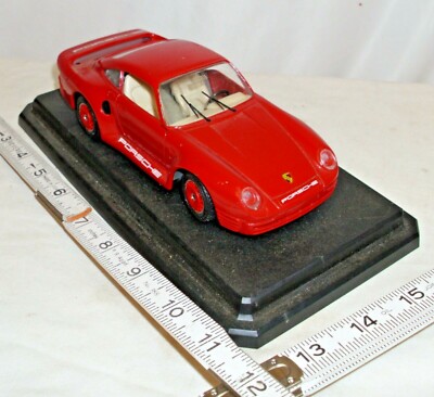 BURAGO PORSCHE 959 TURBO DIE CAST METAL MODEL CAR 1:25 SCALE IN