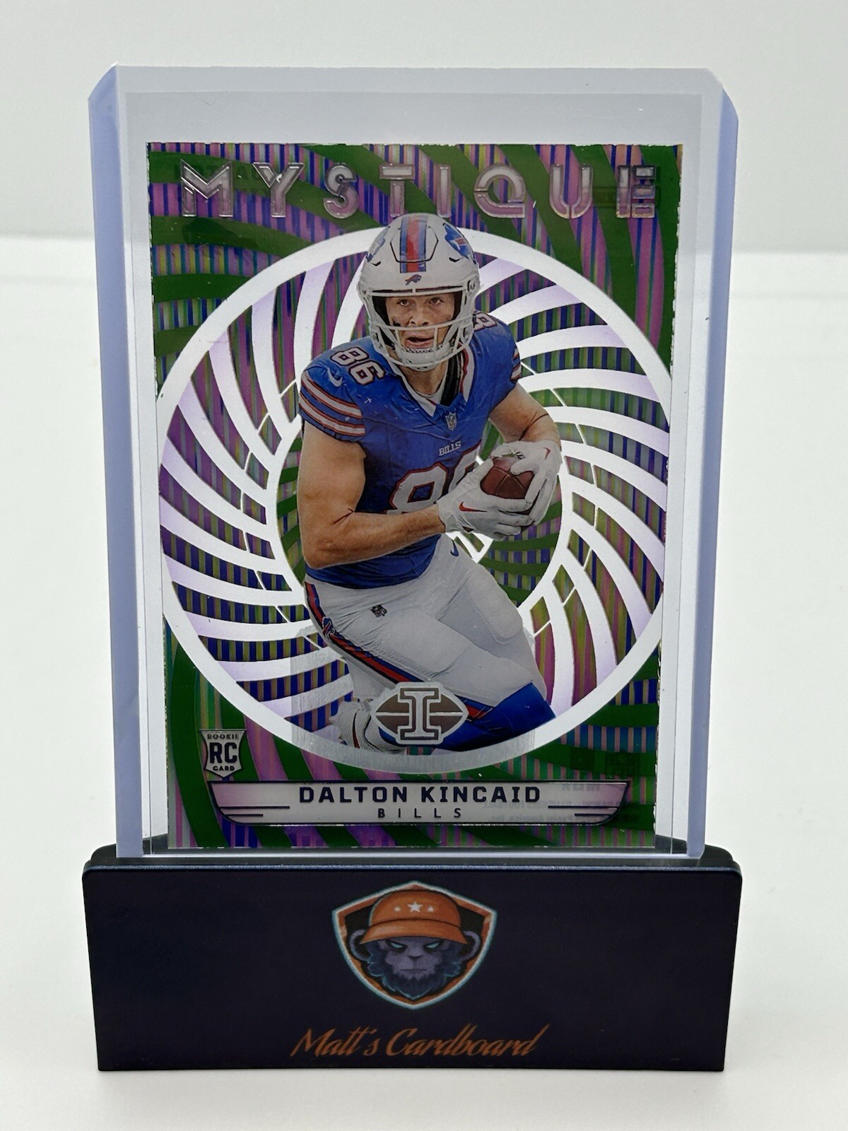 2023 Panini Illusions - Mystique Emerald #7 Dalton Kincaid (RC)