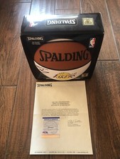 LAKERS Shaq Signed Basketball LE 2001 NBA CHAMPIONS PSA Fisher Horry Autograph