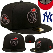 Men's New York Yankees Apple Series Black baseball Cap 5950 fitted hat Unisex