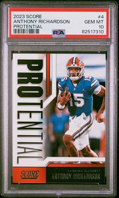 Anthony Richardson Panini Score Protential #4 Base