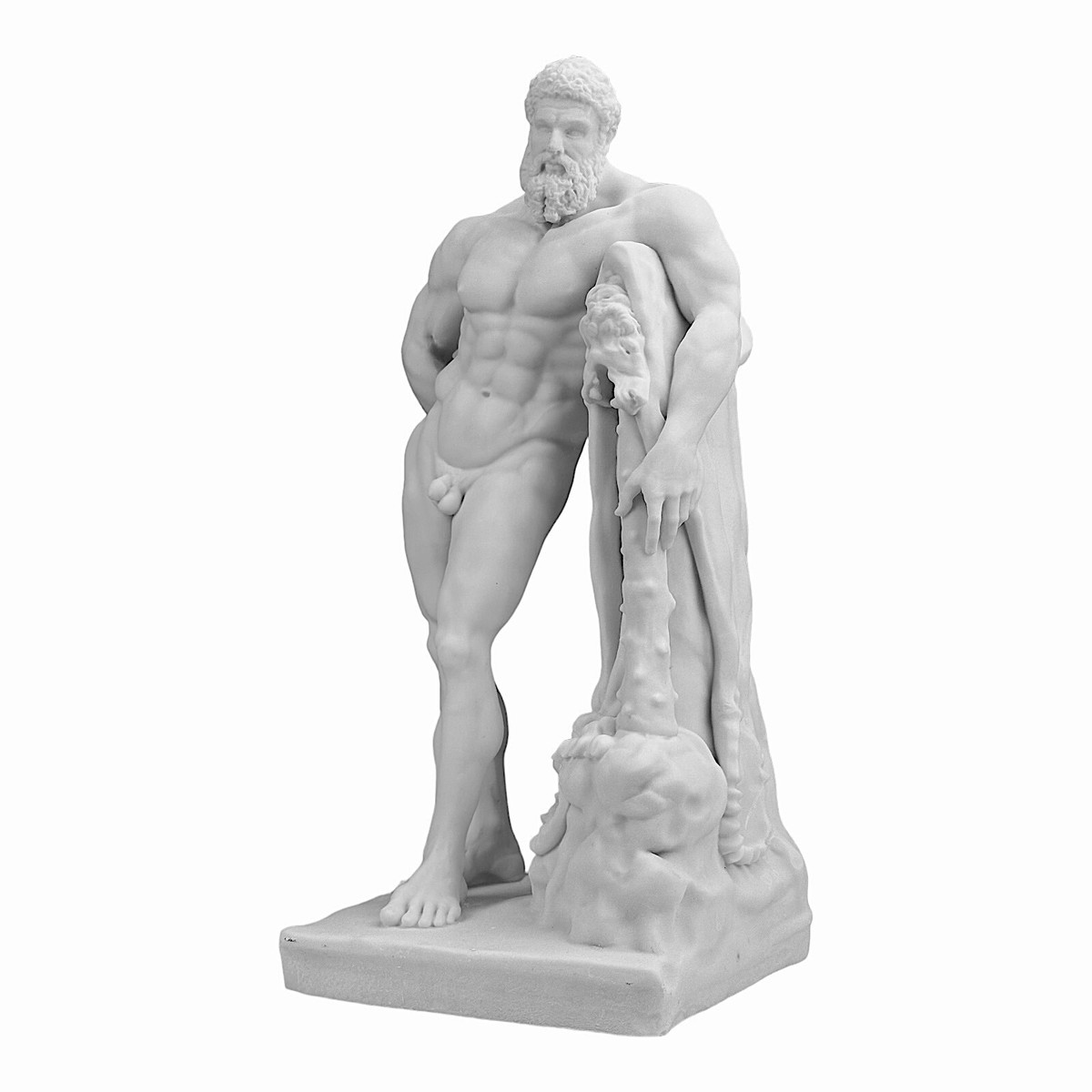ファルネーゼのヘラクレス 高さ60cm (Farnese Hercules) Sculpture of Hercules Farnese. Height: 60cm - Decorar con Arte