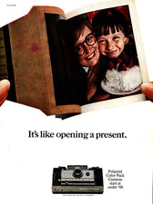 1966 Polaroid Camera Vintage Print Ad Color Pack It's Like Opening A Present