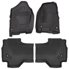 2019 Dodge Ram 1500 Dt Quad Cab All Weather Slush Floor Mats Front Rear Mopar