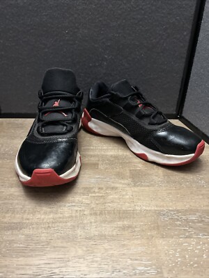 Nike Air Jordan 11 CMFT Low GS Shadow Black Gym Red DM0851-005 Size 6.5Y