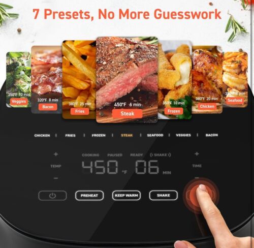 COSORI Air Fryer Compact 5 Qt, Max 450F for Juicy Meat, Little To No Oil - Picture 3 of 10