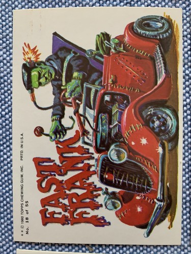 Lote de tarjetas adhesivas vintage 1980 Topps Weird Wheels (44 diferentes)🔥Paquete fresco casi nuevo📈 - Imagen 4 de 16