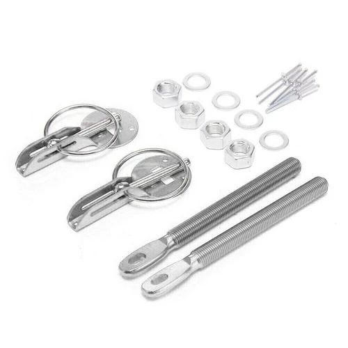 Universal Alloy Car Mount Bonnet Hood Pin Pins Lock Latch Kit Racing Sport - Bild 19 von 23