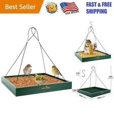 Weather-Resistant Wooden Bird Feeder Tray - Perfect for Garden Decoration