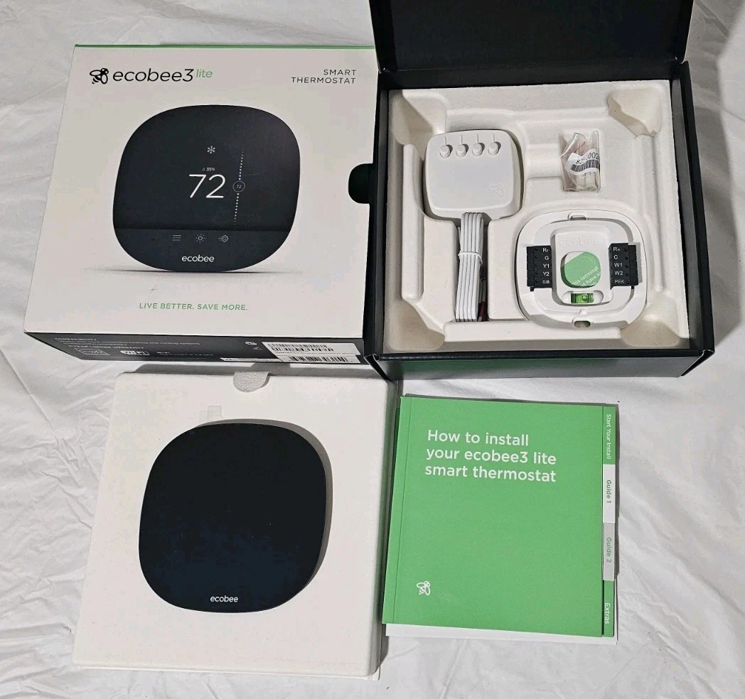 New! Ecobee3 lite Smart Thermostat - Black EB-STATE3LT-02