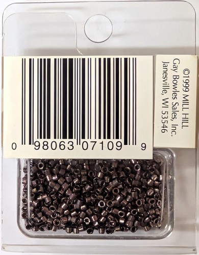 Mill Hill MAGNIFICA Beads #10109 Antique Silver 2g Pack Discontinued NOS - Picture 2 of 2