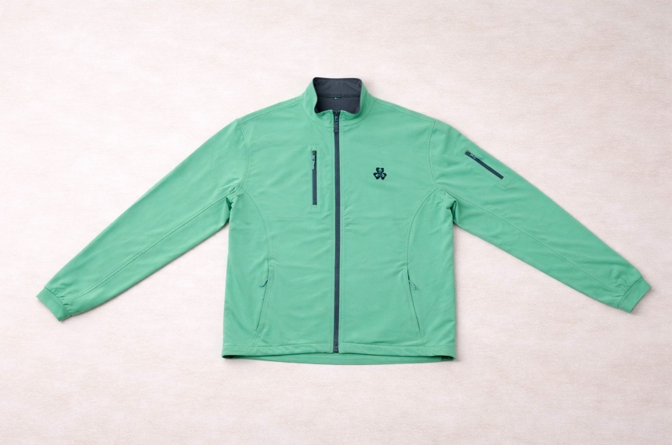 Peter Millar Element Wind Jacket Mens M Green Ful… - image 1
