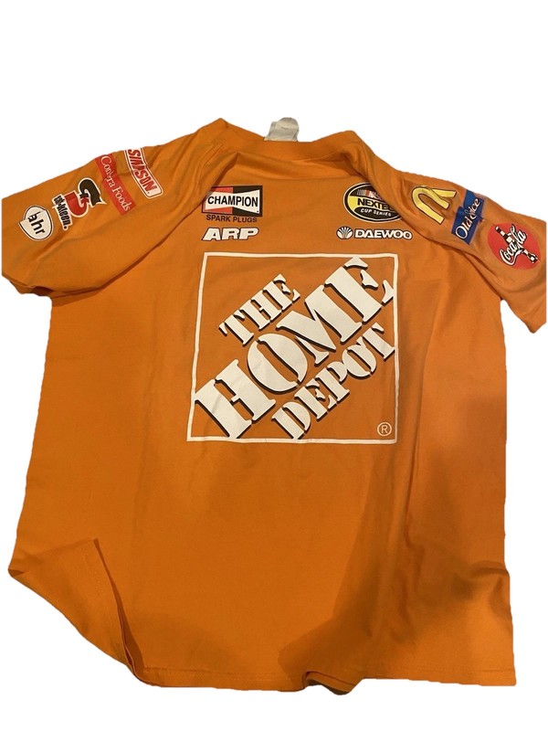 Tony Stewart NASCAR Vintage Graphic T-Shirt Home Depot, Size XL