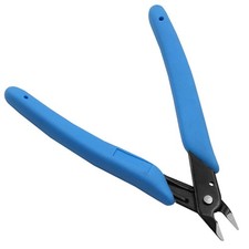 5 Inch Diagonal Cutting Pliers for Electronics Wires Jewelry Screws (Blue)