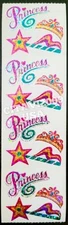 HAMBLY STUDIOS PRISMATIC STICKERS PRINCESS PRINCESS WOND, PRINCESS CROWN VINTAGE