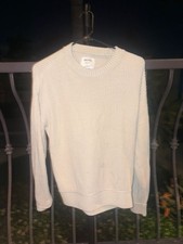 Hollister boxy fit washed chunky rib knit jumper in tan