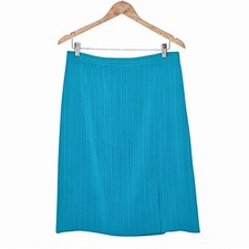 Sag Harbor 25" Pencil Skirt Size 14 TURQUOISE BLUE Color 440 Style 3143100 New
