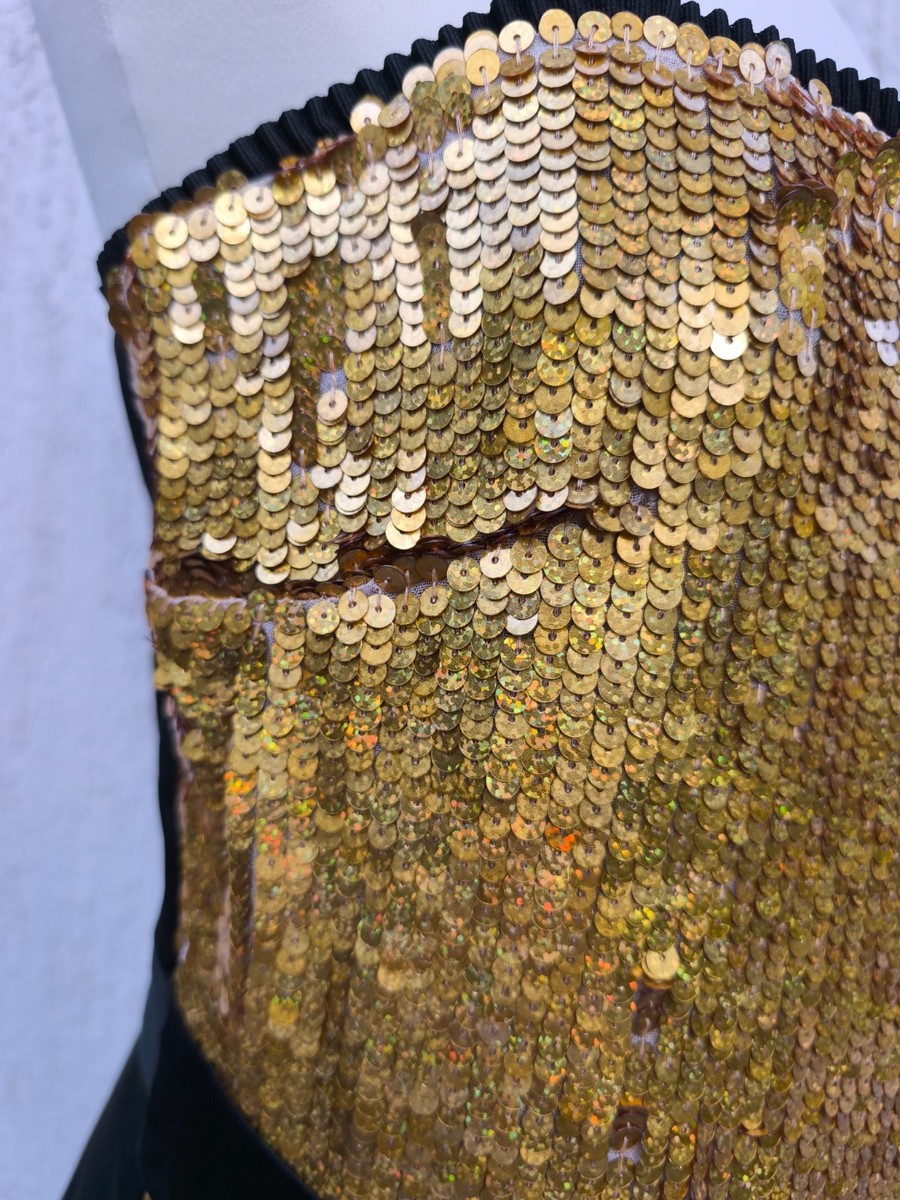 Vintage D&G Dolce Gabbana Gold Sequin dress | eBay