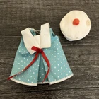 Vintage Tutti 3602 Ship Shape - Sailor Dress & Hat W Pompom - 1966 Mattel Outfit